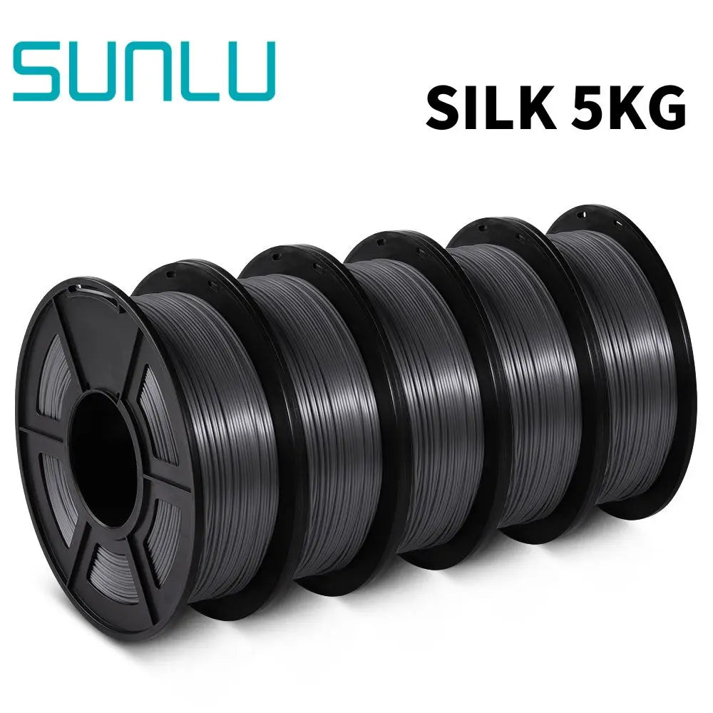Sunlu PLA PLA Plus PETG Silk PLA Matte PLA Meta Filament 5KG 1KG Roll 1.75mm 3D Printer Filament Neatly Wound