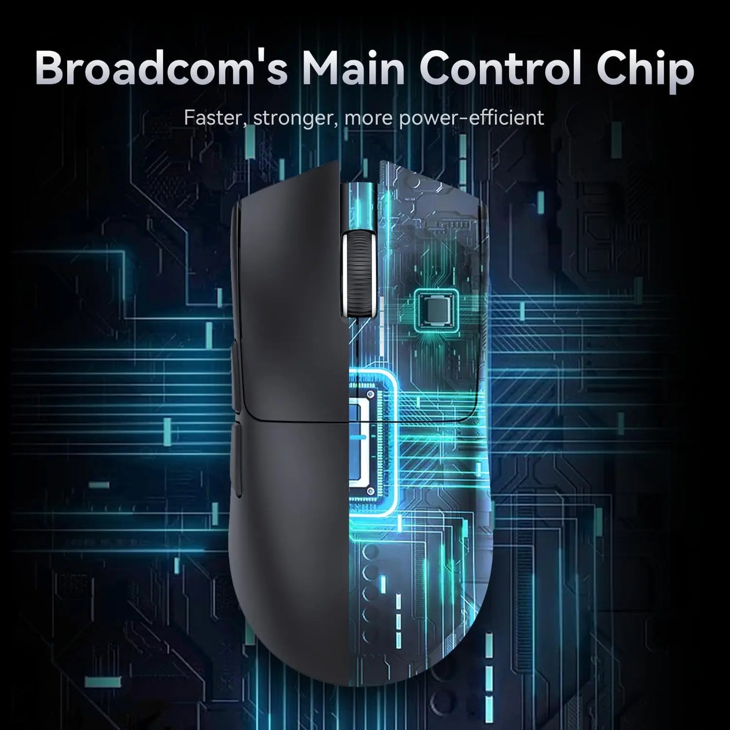 MAMBASNAKE x ATTACK SHARK X11 Gaming Mouse with Magnetic Charging Dock and PixArt PAW3311 Sensor