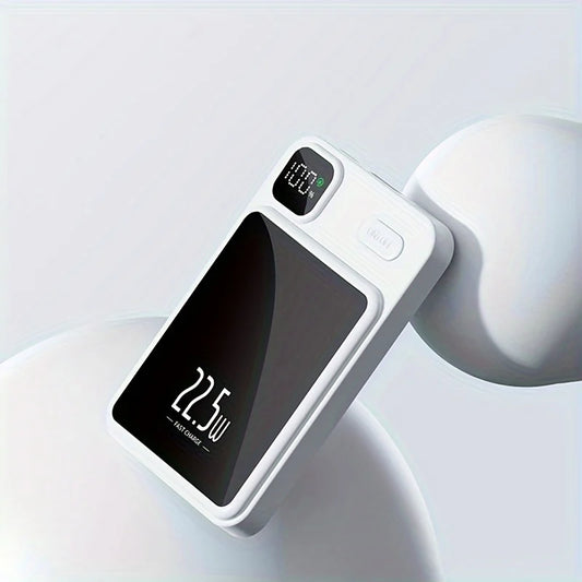 10000mAh Magnetic Wireless Power Bank 22.5W Ultra Fast Charging for iPhone 15 and Samsung