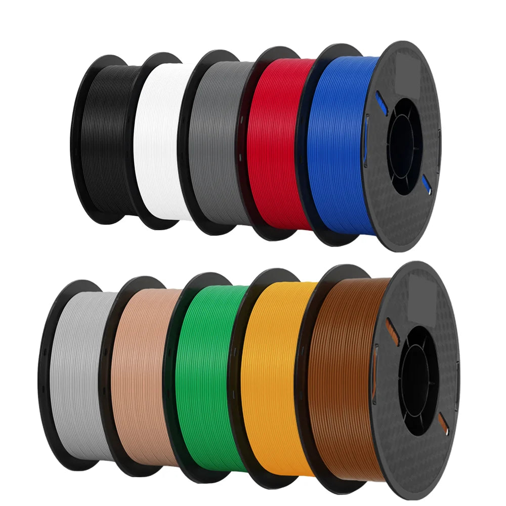 Tri Color Dual Color Silk Rainbow PLA Filament 1.75mm ±0.03mm Accuracy 3D Printer Filament Compatible with Most FDM Printers