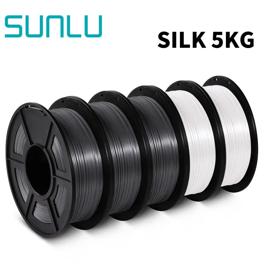 Sunlu PLA PLA Plus PETG Silk PLA Matte PLA Meta Filament 5KG 1KG Roll 1.75mm 3D Printer Filament Neatly Wound