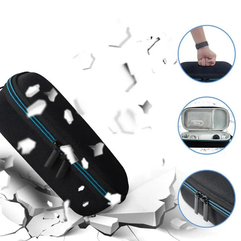 Hard EVA Carrying Case Portable Travel Protective Storage Bag for Insta360 Flow AI Powered Smartphone Stabilizer and Accessories